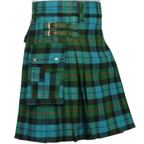 Gun Ancient Tartan Utility Kilt