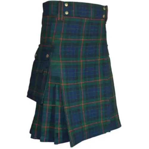 Gun Tartan Utility Kilt