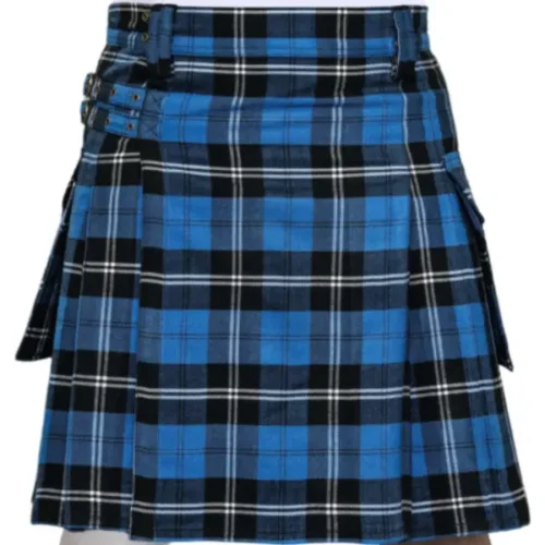 Ramsey Blue Tartan Utility Kilt