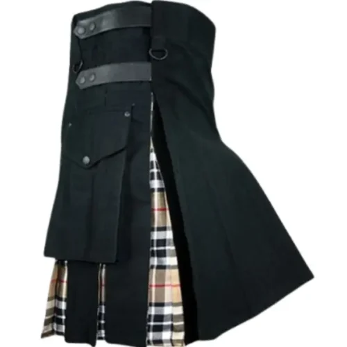 Black and Campbell Thomson Hybrid Utility Kilt