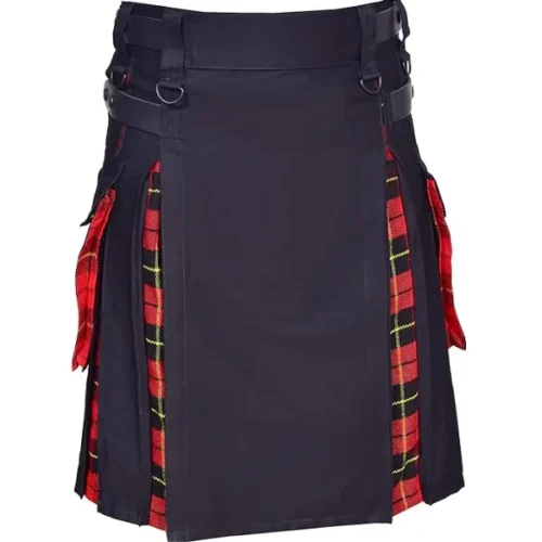 Black and Wallace Hybrid Utility Kilt