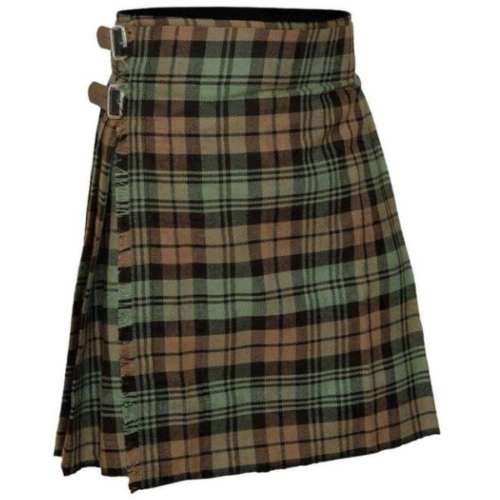 Black Watch Weathered 8 Yard Traditional Tartan Kilt