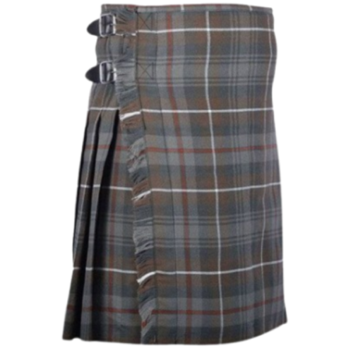 Mackenzie Weathered 8 Yard Traditional Tartan Kilt